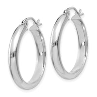 Thumbnail for 14k White Gold Hoop Earrings
