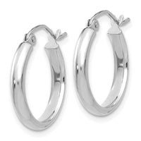 Thumbnail for 14k White Gold Hoop Earrings