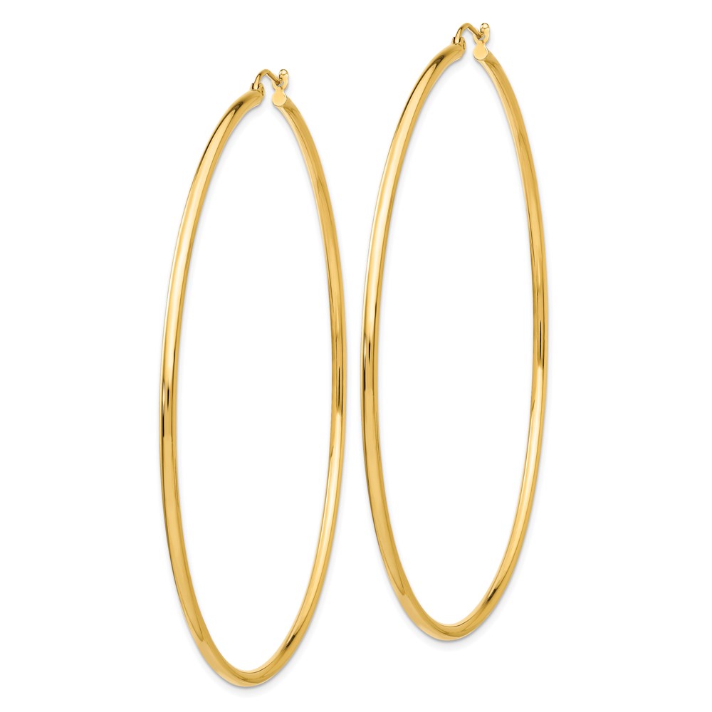 14k Lightweight Hoop Earrings