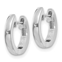 Thumbnail for 14K White Gold Hinged Hoop Earrings