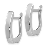 Thumbnail for 14K White Gold Polished Hinged Post Earrings