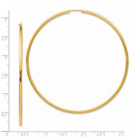 Thumbnail for 14K Endless Hoop Earrings