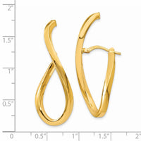 Thumbnail for 14K Polished Oval Post Earrings