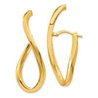 Thumbnail for 14K Polished Oval Post Earrings
