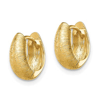 Thumbnail for 14K Textured Hoop Earrings