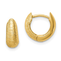 Thumbnail for 14K Textured Hoop Earrings