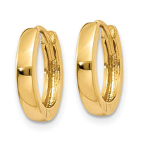 Thumbnail for 14k 2.25mm Round Hinged Hoop Earrings