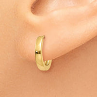 Thumbnail for 14k 2.25mm Round Hinged Hoop Earrings