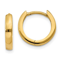 Thumbnail for 14k 2.25mm Round Hinged Hoop Earrings