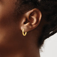 Thumbnail for 14k Polished Hollow Hoop Earrings