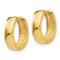 Thumbnail for 14k Round Hinged Hoop Earrings