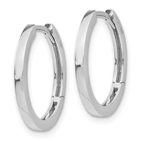 Thumbnail for 14K White Gold Hinged Hoop Earrings