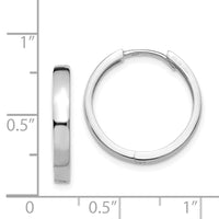 Thumbnail for 14k White Gold Hinged Earrings