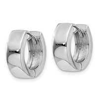 Thumbnail for 14K White Gold Hinged Hoop Earrings