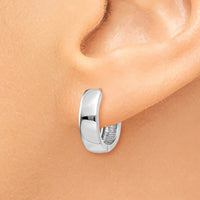 Thumbnail for 14k White Gold Hinged Earrings