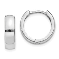 Thumbnail for 14k White Gold Hinged Earrings
