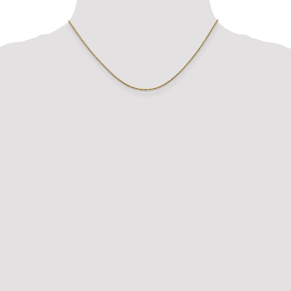 14k .95mm Twisted Box Chain