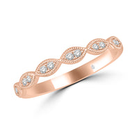 Thumbnail for 14K Rose Gold 1/6 Ct.Tw. Diamond Stackable Band