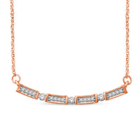 Thumbnail for 14K Rose Gold 1/6 Ct.Tw. Diamond Stackable Necklace