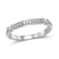 Thumbnail for 14K White Gold 1/6 Ct.Tw. Diamond Stackable Band