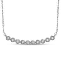 Thumbnail for 14K White Gold 1/6 Ct.Tw. Diamond Stackable Necklace