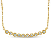 Thumbnail for 14K Yellow Gold 1/6 Ct.Tw. Diamond Stackable Necklace