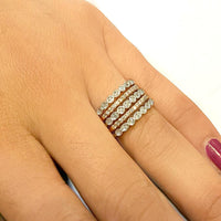 Thumbnail for 14K Rose Gold 1/10 Ct.Tw. Diamond Stackable Band