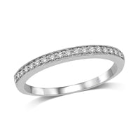 Thumbnail for 14K White Gold 1/8 Ct.Tw. Diamond Stackable Band