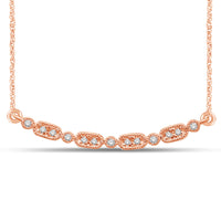 Thumbnail for 14K Rose Gold 1/10 Ct.Tw. Diamond Stackable Necklace
