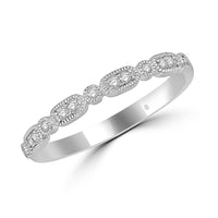 Thumbnail for 14K White Gold 1/10 Ct.Tw. Diamond Stackable Band