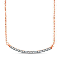 Thumbnail for 14K Rose Gold 1/6 Ct.Tw. Diamond Stackable Necklace