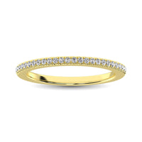 Thumbnail for 14K Yellow Gold 1/6 Ct.Tw. Diamond Stackable Band