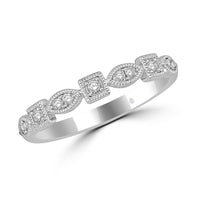 Thumbnail for 14K White Gold 1/6 Ct.Tw. Diamond Stackable Band