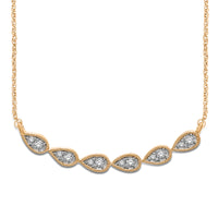 Thumbnail for 14K Yellow Gold 1/8 Ct.Tw. Diamond Stackable Necklace
