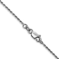 Thumbnail for 14k WG 1.15mm Diamond-cut Machine-made Rope Chain