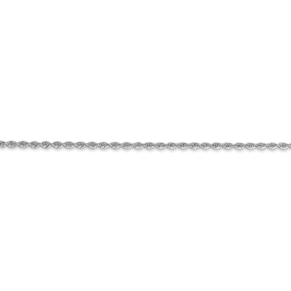 14k WG 1.5mm Regular Rope Chain