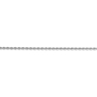 Thumbnail for 14k WG 1.5mm Regular Rope Chain