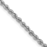 Thumbnail for 14k WG 2.25mm Regular Rope Chain