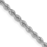 Thumbnail for 14k WG 2.5mm Regular Rope Chain