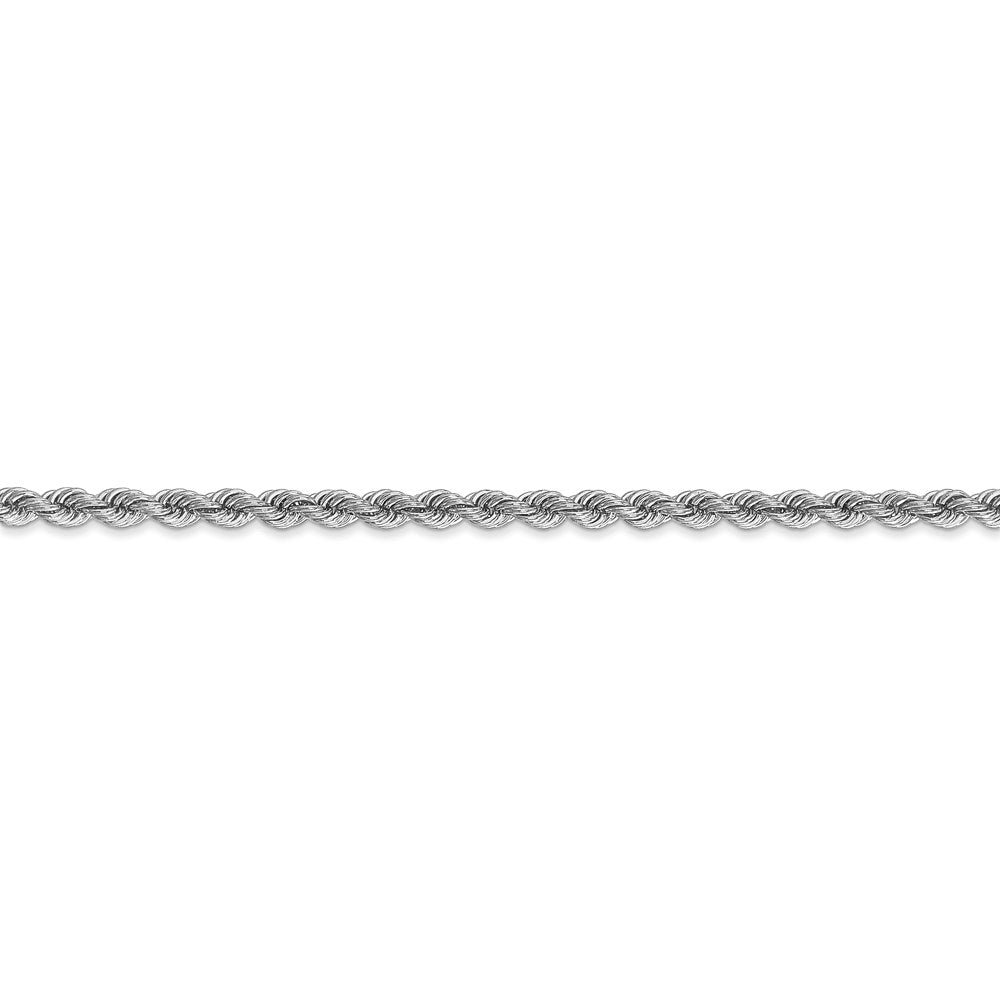 14K WG 2.75mm Regular Rope Chain