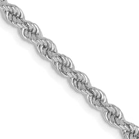 Thumbnail for 14K WG 2.75mm Regular Rope Chain