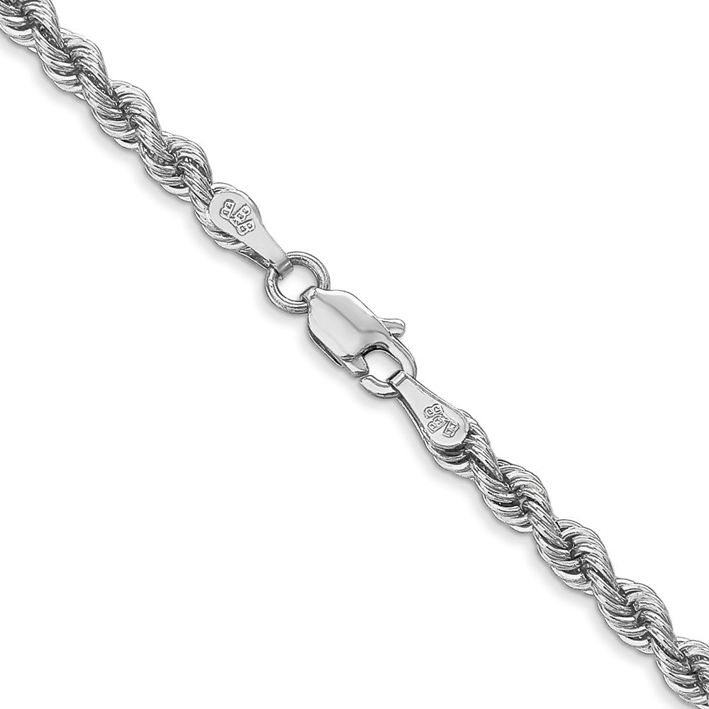 14k WG 3.0mm Regular Rope Chain