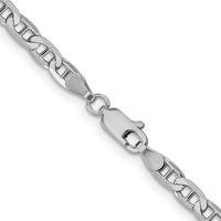 Thumbnail for 14k WG 3.75mm Concave Anchor Chain