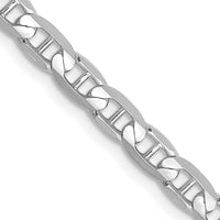 Thumbnail for 14k WG 3.75mm Concave Anchor Chain