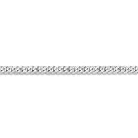 Thumbnail for 14k WG 3.9mm Flat Beveled Curb Chain
