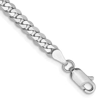 Thumbnail for 14k WG 3.9mm Flat Beveled Curb Chain