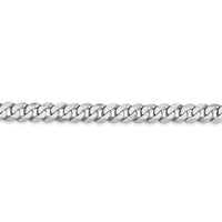 Thumbnail for 14k WG 4.75mm Flat Beveled Curb Chain