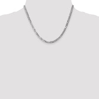 Thumbnail for 14k WG 4.75mm Flat Beveled Curb Chain