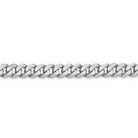 Thumbnail for 14k WG 5.75mm Flat Beveled Curb Chain