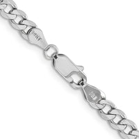 Thumbnail for 14k WG 4.5mm Flat Figaro Chain